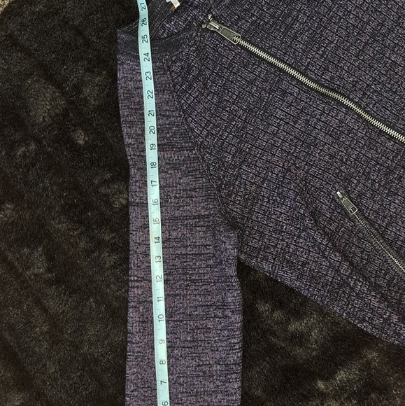 Free People Womens Small Naomi Long Sleeve Full Zip Thick Knit Sweater B38#9 - Picture 7 of 8